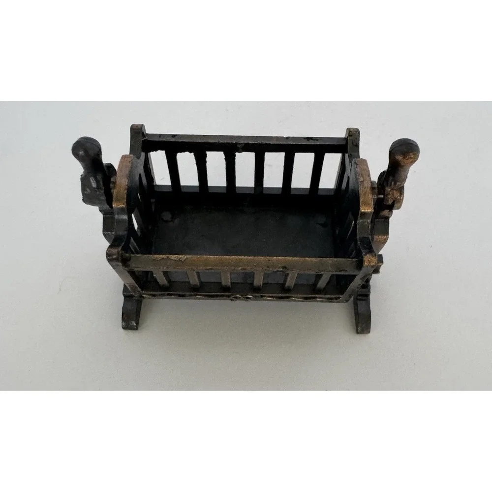 Dollhouse Miniature Metal Cradle item #‎ 42 Durham Industries  2 1/4